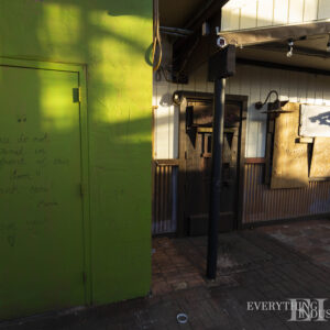 Please do not stand in front of this door